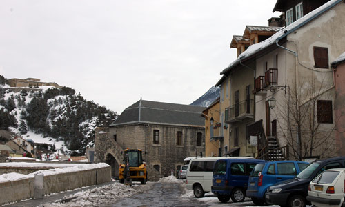 L'avenue vauban de la Cité Vauban à Briançon.