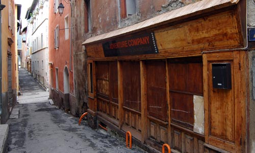 Rue du Pont d'Asfeld à Briançon.