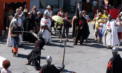 Des Chevaliers à Briançon.