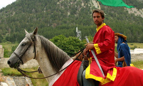 Des Cavaliers à Briançon.