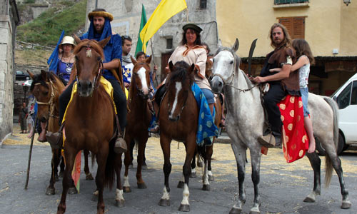 Des Cavaliers à Briançon.
