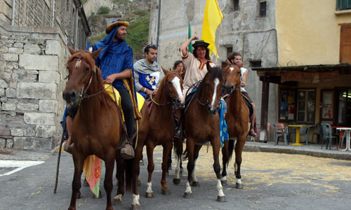 Des Cavaliers à Briançon.