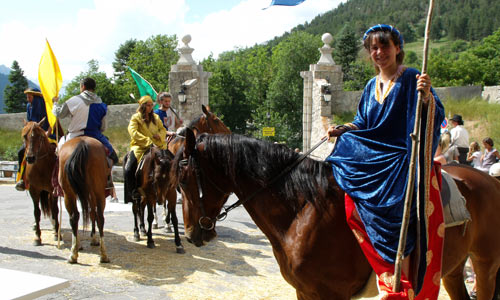 Des Cavaliers à Briançon.
