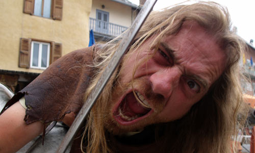 Des Cavaliers à Briançon.