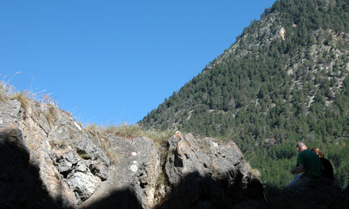 Promenade dans le Fort du Château à Briançon.
