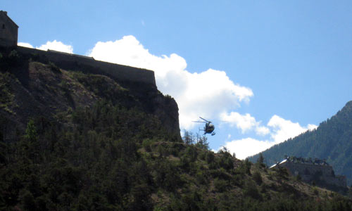 Les forts au dessus de Briançon.