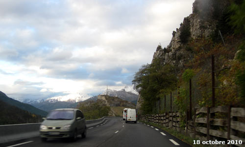 La route d'Italie.