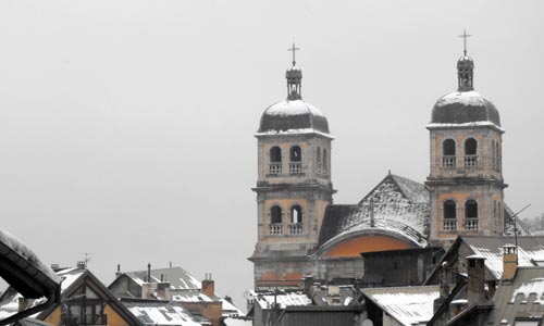 La Collégiale Notre Dame Saint Nicolas à Briançon.