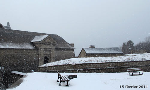 La porte de Pignerol à l'entrée de la cité Vauban à Briançon.