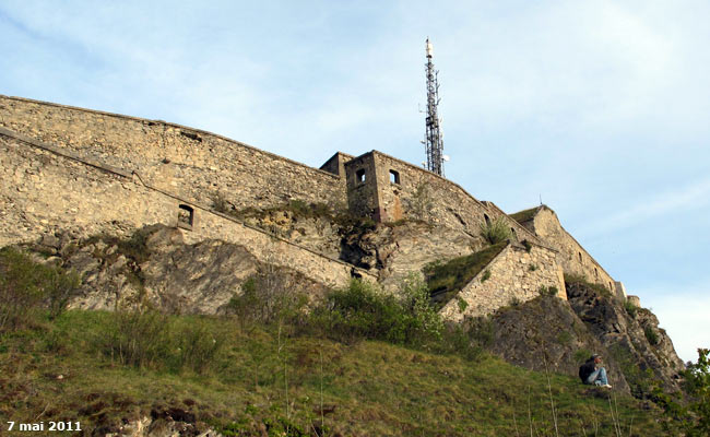 Le fort de château de la cité Vauban de Briançon.
