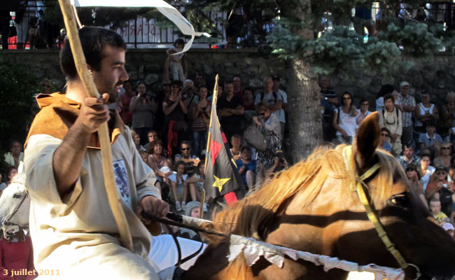 La fête médiévéle de juillet 2011 à Briançon.