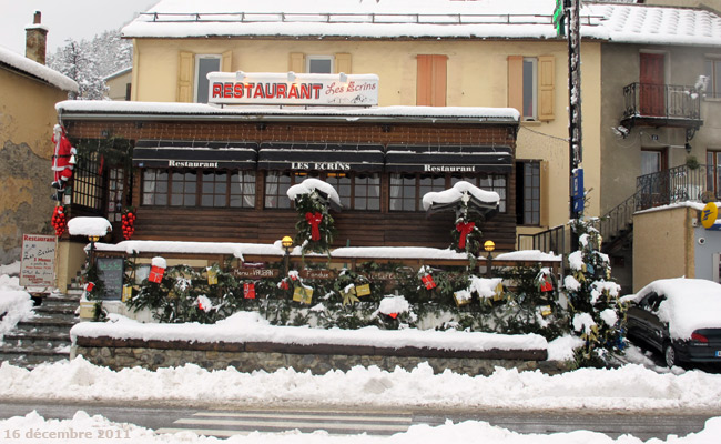 Le restaurant les Ecrins