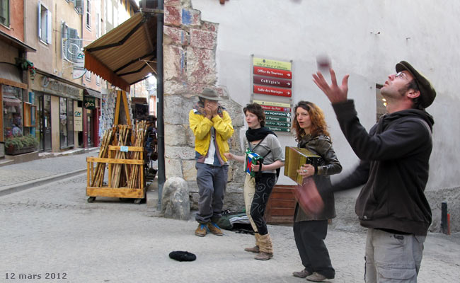 Dans la Gargouille à Briançon.