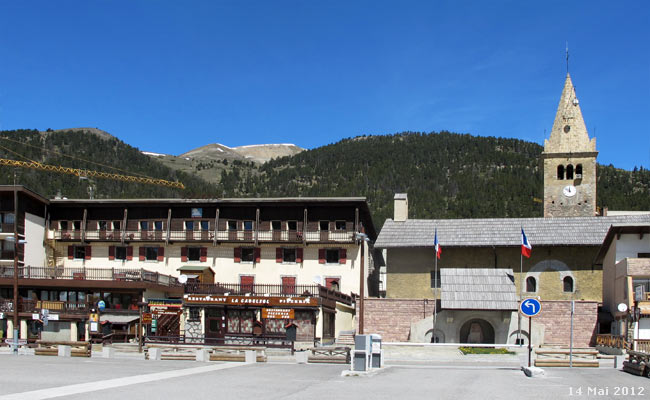 Montgenèvre dans les Hautes Alpes.