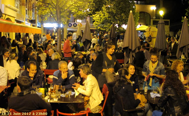 La place Centrale à Briançon.