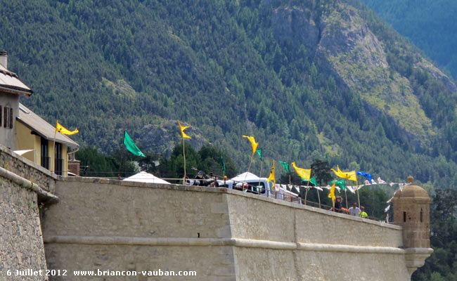 Les remparts de la Cité Vauban de Briançon.