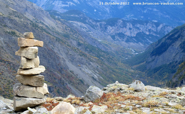 La vallée de Freissinières dans le parc national des Écrins.