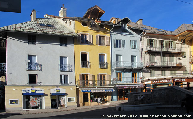 Rue Centrale à Briançon. 