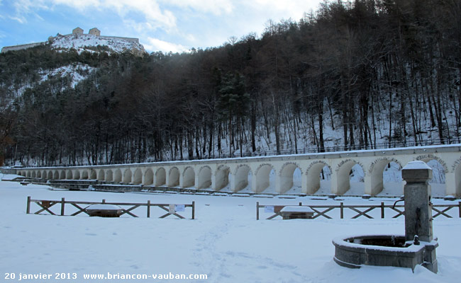 Le parc municipal de la Schappe à Briançon.