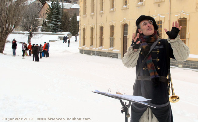 Bernard Pedrotti le crieur public de Briançon.