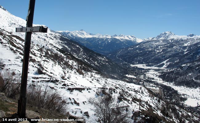 La vallée de la Guisane dans les Hautes Alpes.
