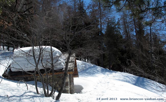 Sur le chemin du Roy au dessus de Monêtier-les-Bains.