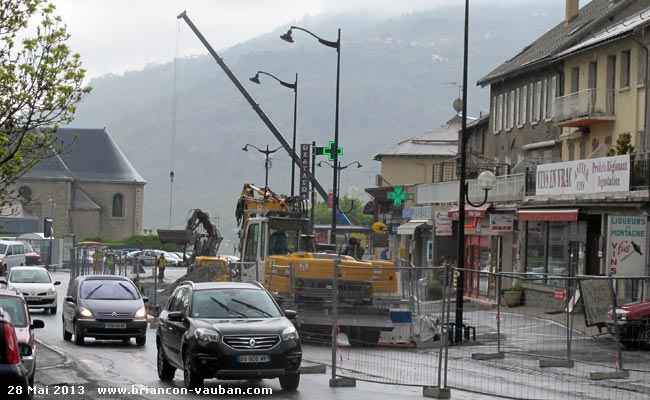 La route d'Italie à briançon.