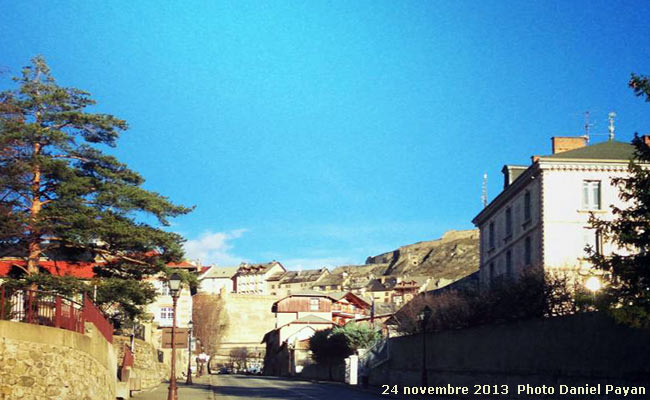 Avenue de la République à Briançon.