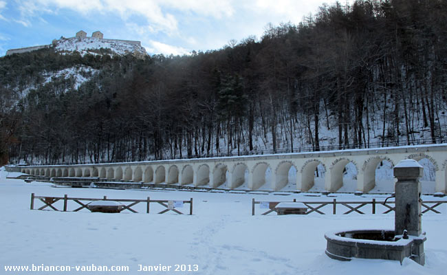 Le parc municipal de la Schappe à Briançon.