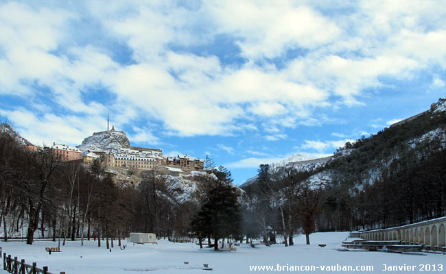 Le parc municipal de la Schappe à Briançon.