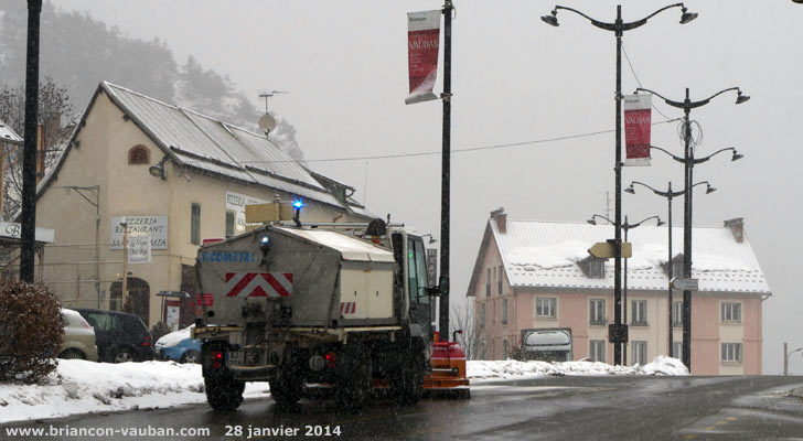 Route d'Italie à Briançon.