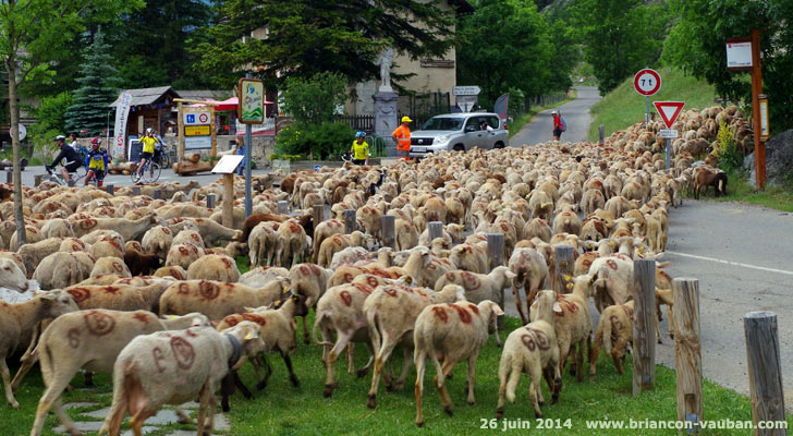 Le village de Névache dans la vallée de la Clarée.