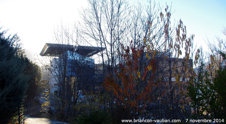 L'héliport du Centre Hospitalier du Grand Escarton à Briançon.
