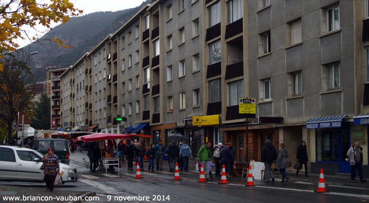 Avenue du 159° RIA à Briançon.