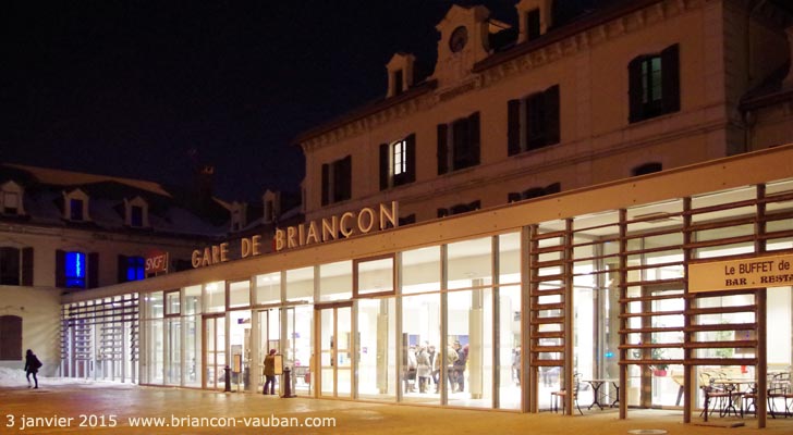 La gare de Briançon.