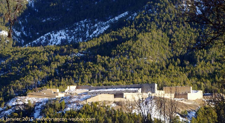 Le fort Dauphin à Briançon.