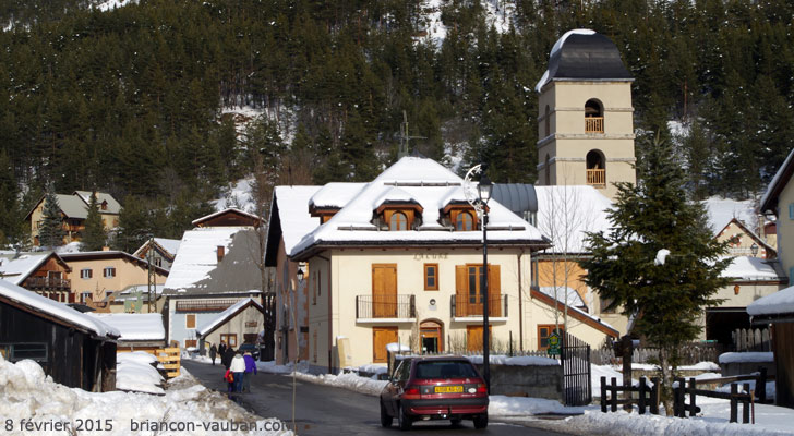Le village des Alberts dans la vallée de la Clarée. 