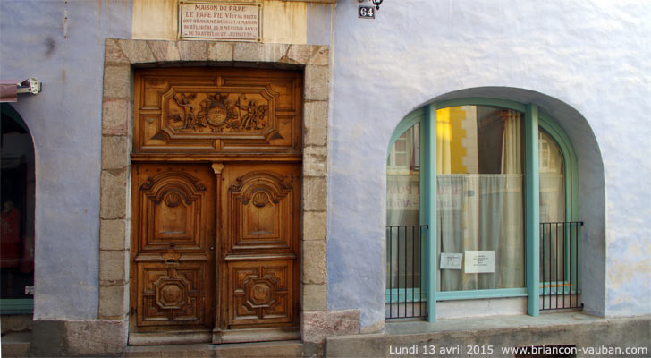 La maison du Pape à Briançon.