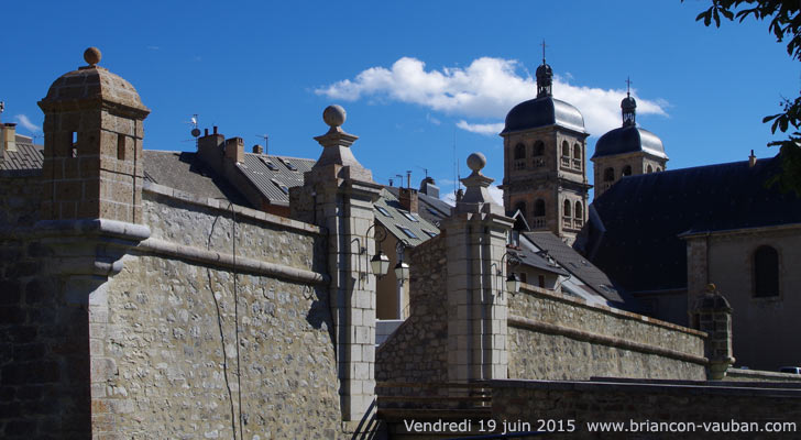 Une guérite sur les remparts de la cité Vauban de Briançon