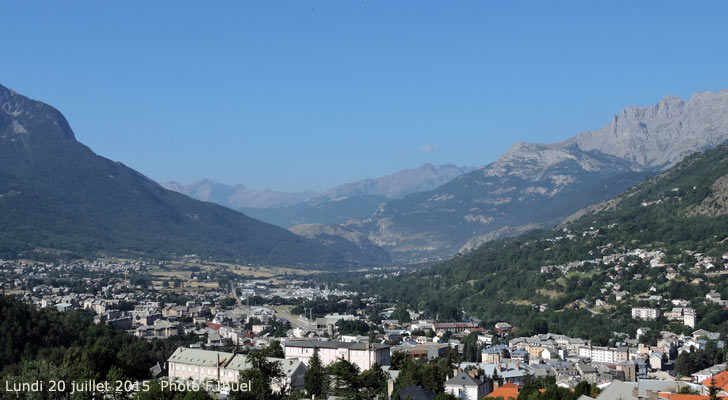la haute vallée de la Durance à Briançon