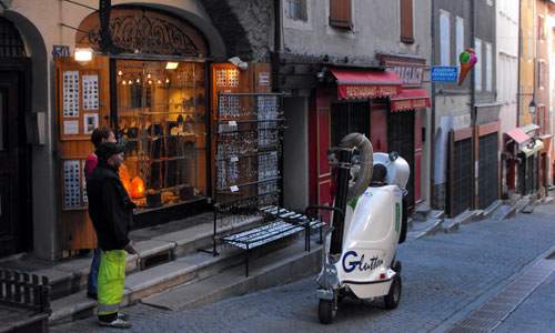 La Grande Gargouille ou Grande Rue dans la Cité Vauban à Briançon