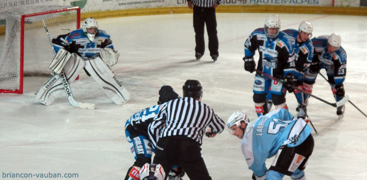 match de hockey sur glace à briançon