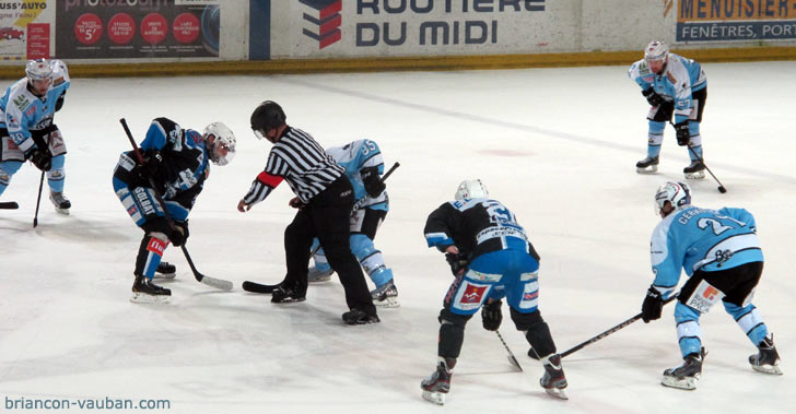 match de hockey sur glace à briançon