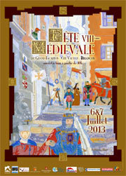 Affiche de la fête médiévale de Briançon