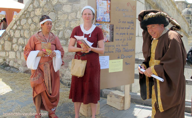 Les bénévoles de la fête médiévale