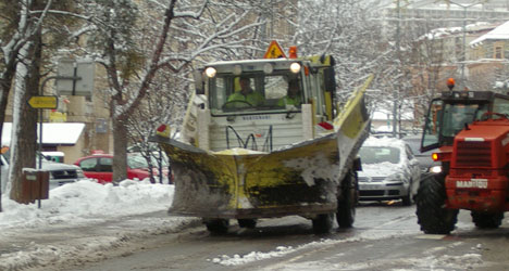 Déneigement à Briançon