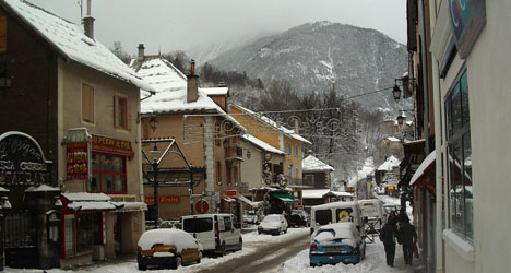 Rue centrale à Briançon